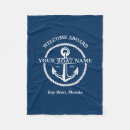 Search for nautical blankets Boat anchor