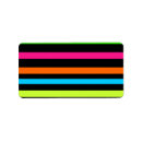 Search for blue striped return address labels Stripes