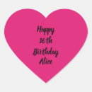Search for happy birthday hearts stickers For her