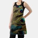 Search for blue peacock aprons Gold