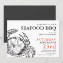 Search for crab party invitations Bbq