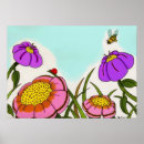 Recherche de coccinelle rose posters Fleur