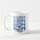 Recherche de lapin heureux tasses Bleu