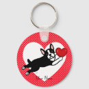 Search for boston terrier keychains Cute