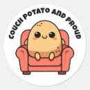 Search for couch potato stickers Funny