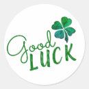 Search for for good luck stickers St patricks day