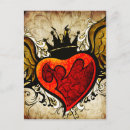 Search for vintage tattoo postcards Heart