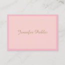Recherche de calligraphie vintage cartes visite Minimaliste