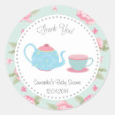 Search for tea party baby shower stickers Thanks