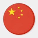 Recherche de drapeau chinois magnets Porcelaine