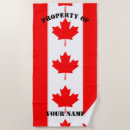 Search for canadian beach towels Red