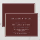 Recherche de burgundy invitations Typographie