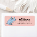 Search for who return address labels Vintage