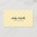 Recherche de jaune pâle cartes visite Chic