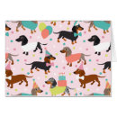 Recherche de saucisses vœux cartes Dachshunds