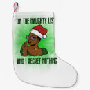 Search for naughty christmas stockings Black