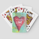 Search for love quotes playing cards Vintage