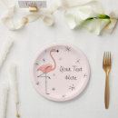 Recherche de flamant rose assiettes en papier Capricieux