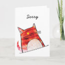 Search for cat sorry cards Silly