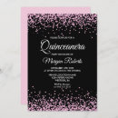 Search for confetti quinceanera invitations Pink