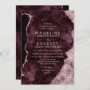 Search for marble wedding invitations Geode gemstone
