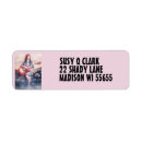 Search for brunette return address labels Girl