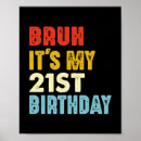 Search for 21st birthday posters Vintage
