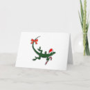 Search for lizard christmas cards Green