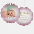 Search for baby announcement ornaments Girl