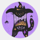 Search for funny black cat stickers Spooky