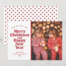 Search for happy new year holiday cards Red