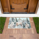 Search for woodland animals doormats Watercolor