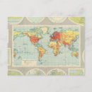 Search for historical world map postcards Col