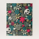Recherche de halloween vintage puzzles Crâne de sucre