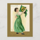 Recherche de drapeau irlandais vintage cartes postales Irish