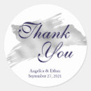 Search for silver foil wedding stickers Elegant