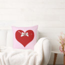 Search for pink bow pillows Hearts