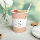 Search for wedding paper cups Girly