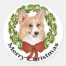 Search for welsh corgi stickers Xmas