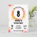 Search for vibrant birthday invitations Watercolor