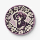 Search for dachshund plates Floral