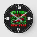 Search for happy new year clocks Festive