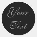 Search for vintage text stickers Black