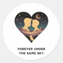 Search for moon lovers stickers Moon and stars