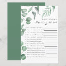 Search for eucalyptus baby shower games Botanical