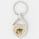 Search for eye heart keychains Gold