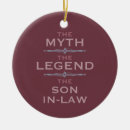 Search for son in law ornaments Funny