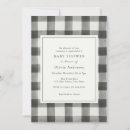 Search for buffalo plaid baby shower invitations Rustic