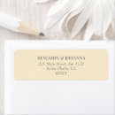 Search for yellow grey return address labels Elegant