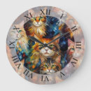 Search for cat face clocks Animals